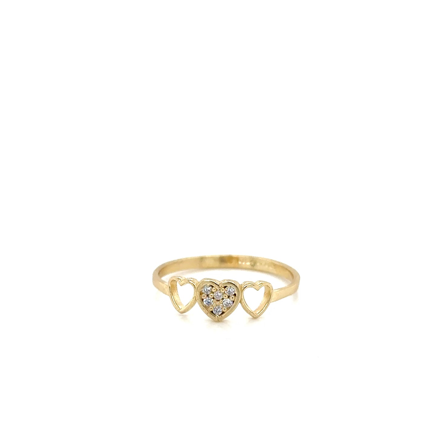 Anillo Dama Oro Amarillo 10k #12125