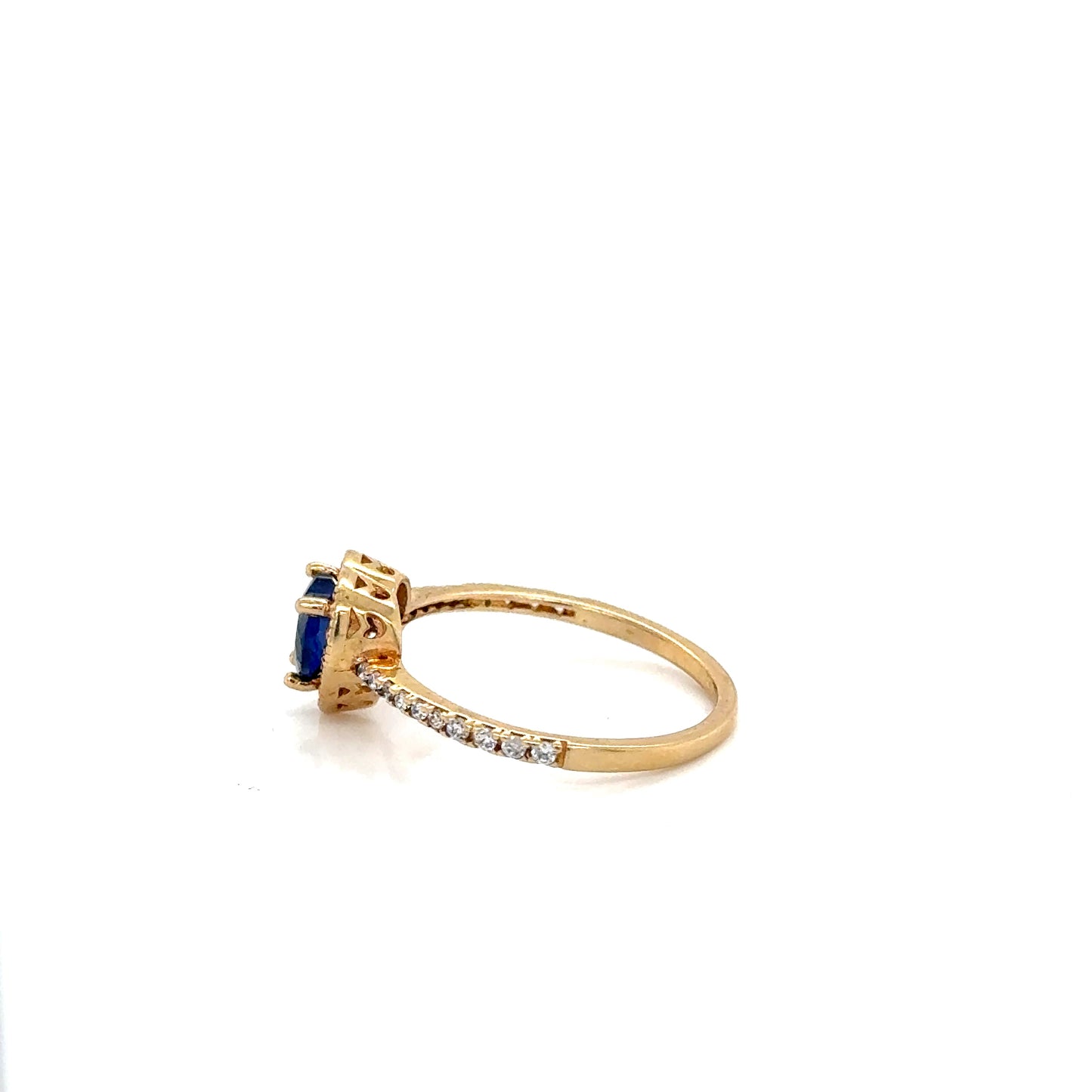 Anillo Dama Oro Amarillo 10k #12126
