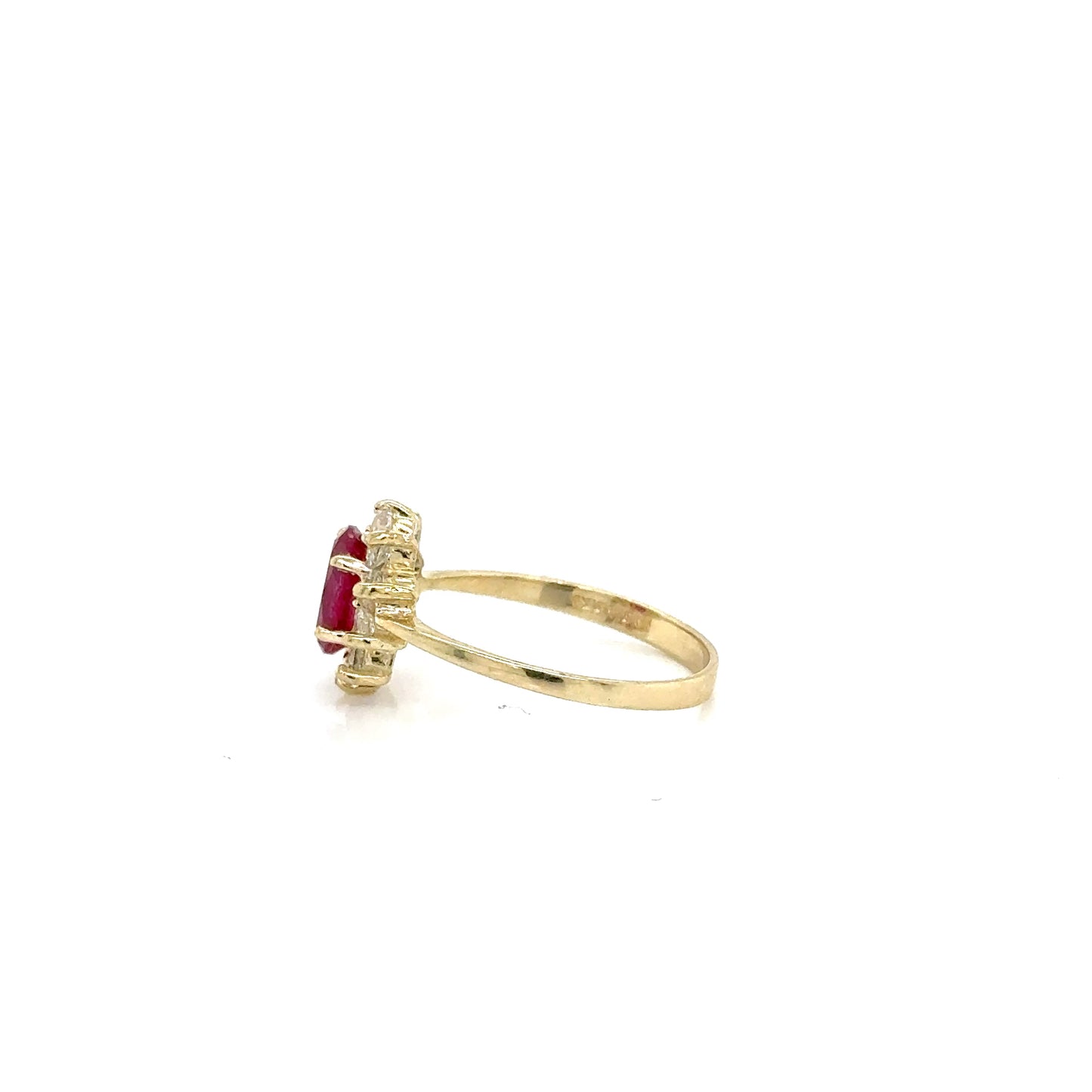 Anillo Dama Oro Amarillo 10k #12127