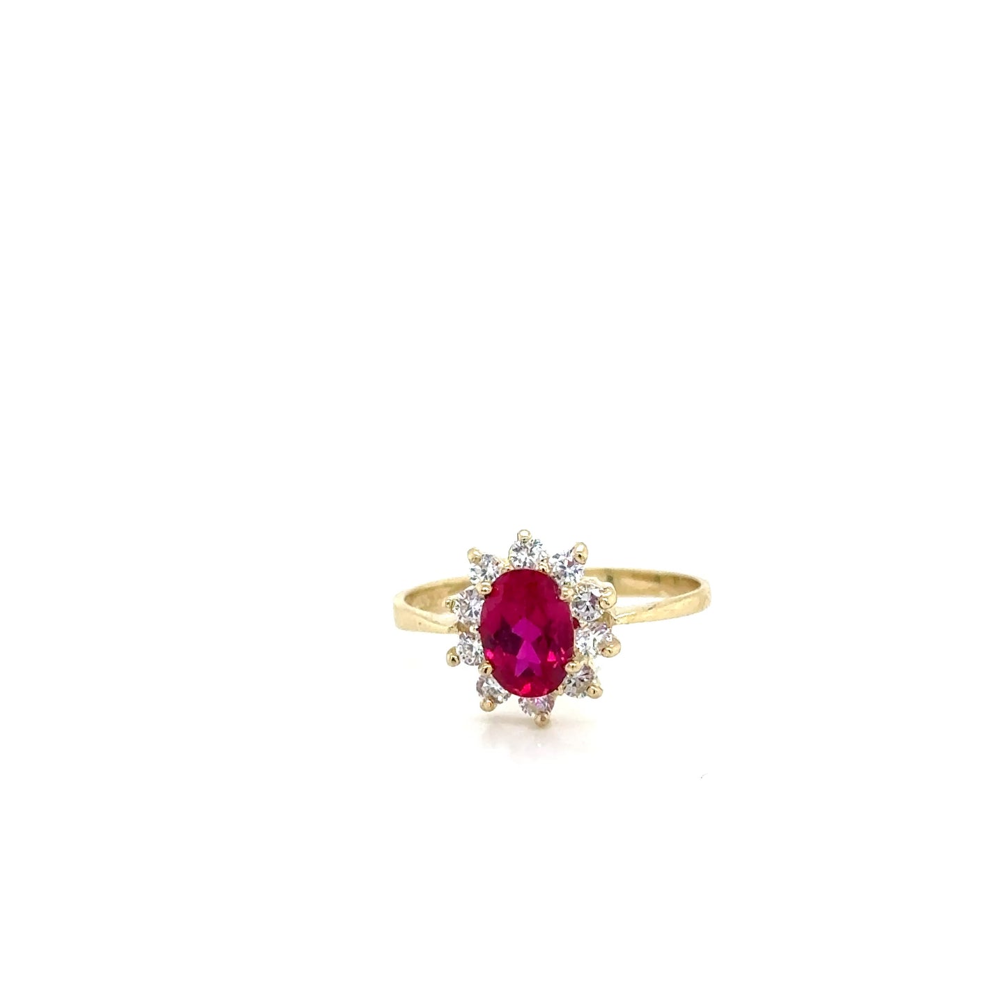Anillo Dama Oro Amarillo 10k #12127