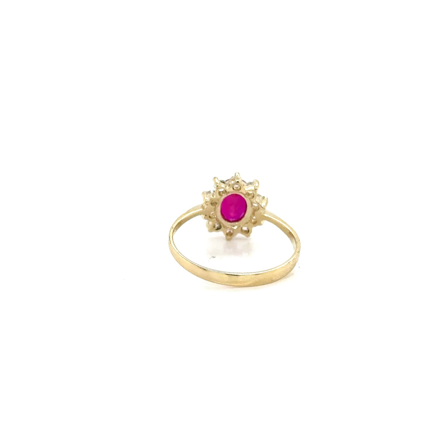 Anillo Dama Oro Amarillo 10k #12127