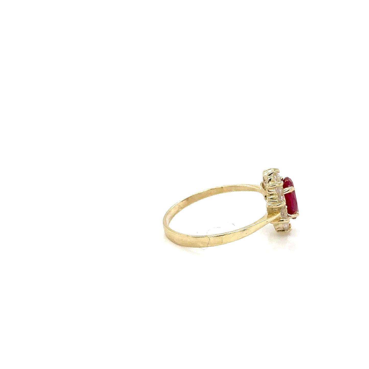 Anillo Dama Oro Amarillo 10k #12127