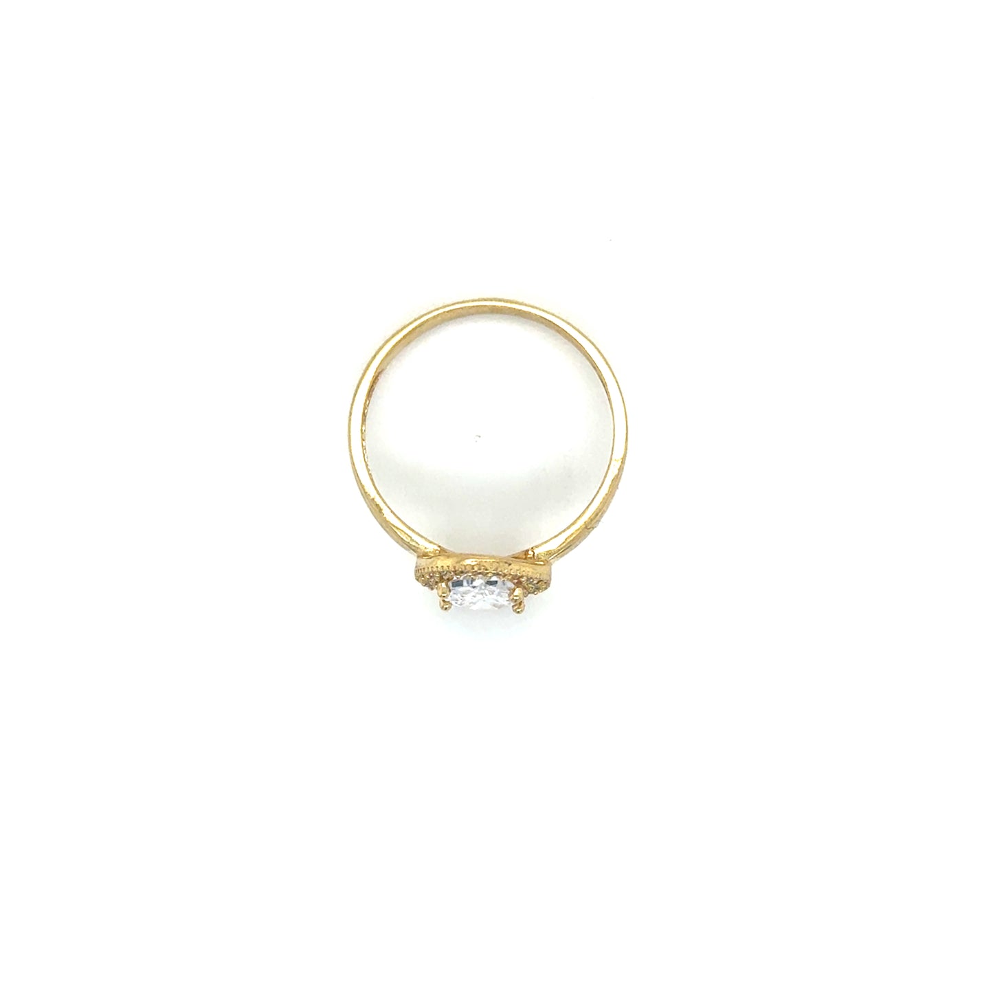 Anillo Dama Oro Amarillo 10k #12130