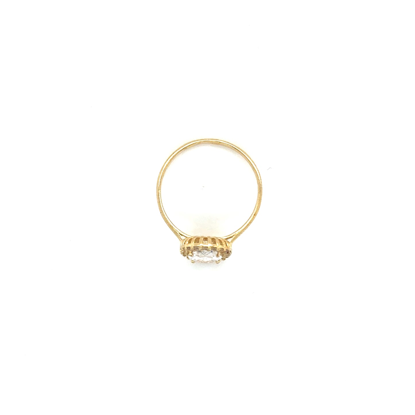 Anillo Dama Oro Amarillo 10k #12133