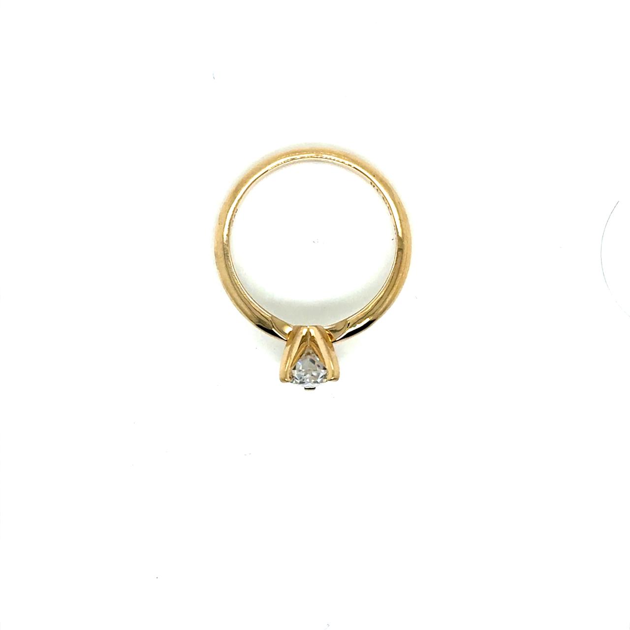 Anillo Oro 14k Amarillo 5*8 mm 1 CT GRA 1002904148 #12381