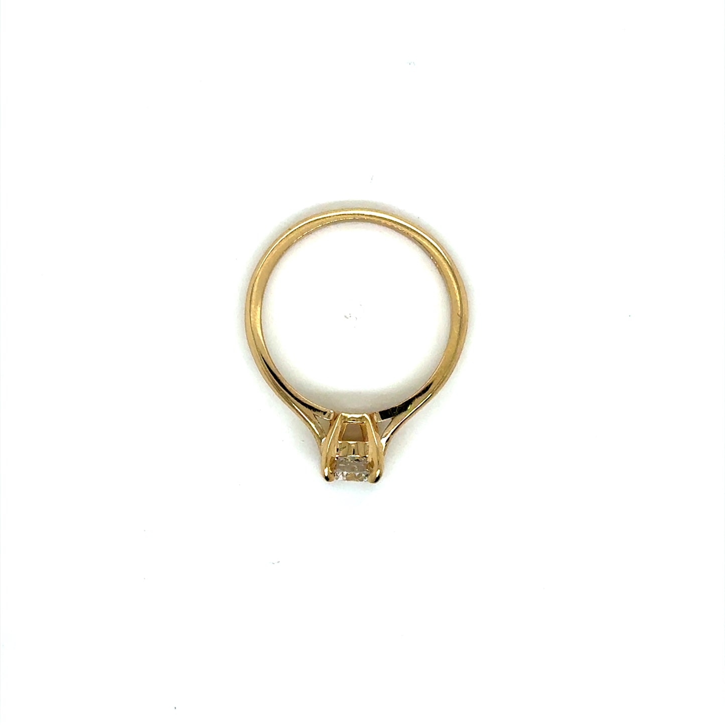 Anillo Oro 14k Amarillo Diamante Laboratorio IGI LG681526091 .51 ct #12384