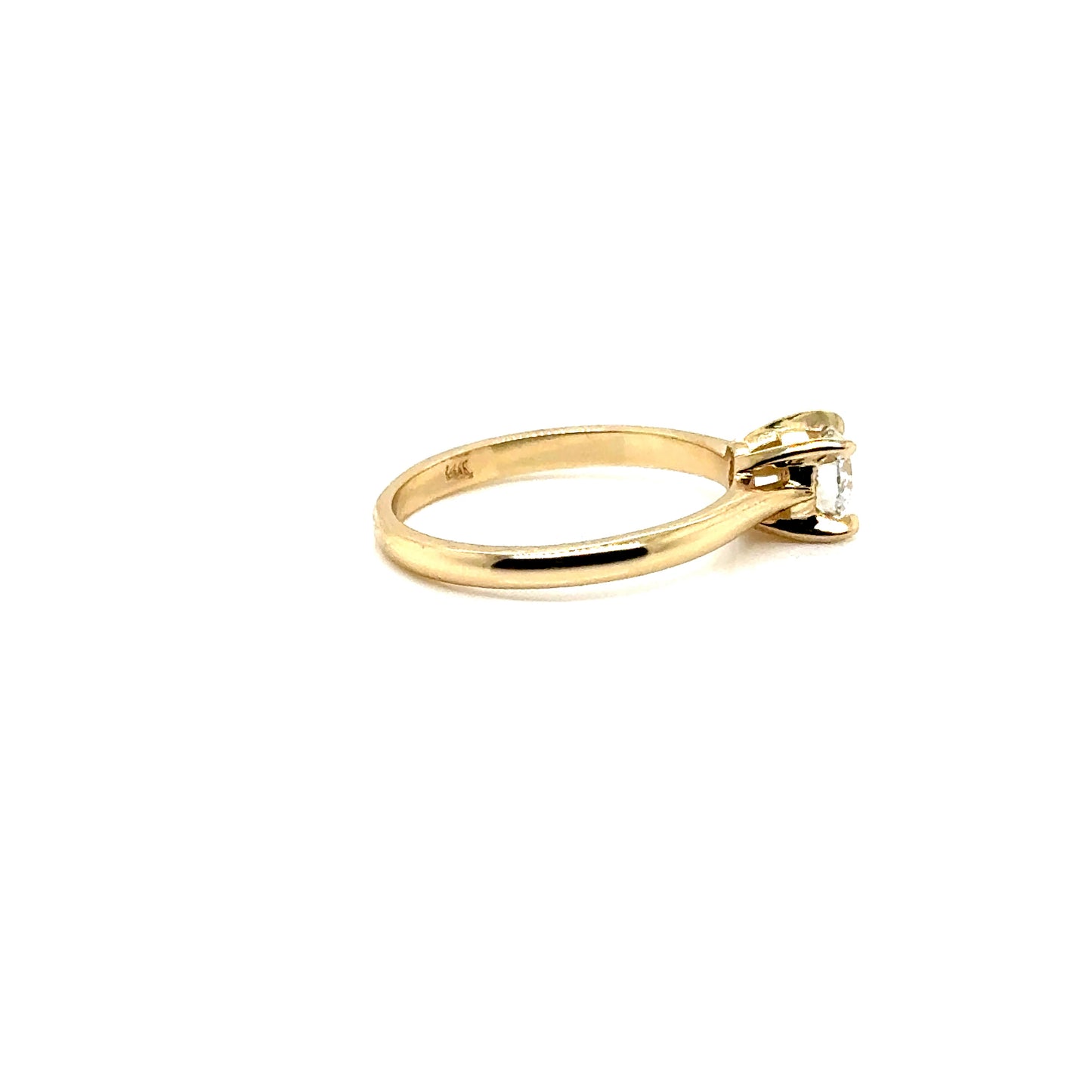 Anillo Oro 14k Amarillo Diamante Laboratorio IGI LG681526091 .51 ct #12384