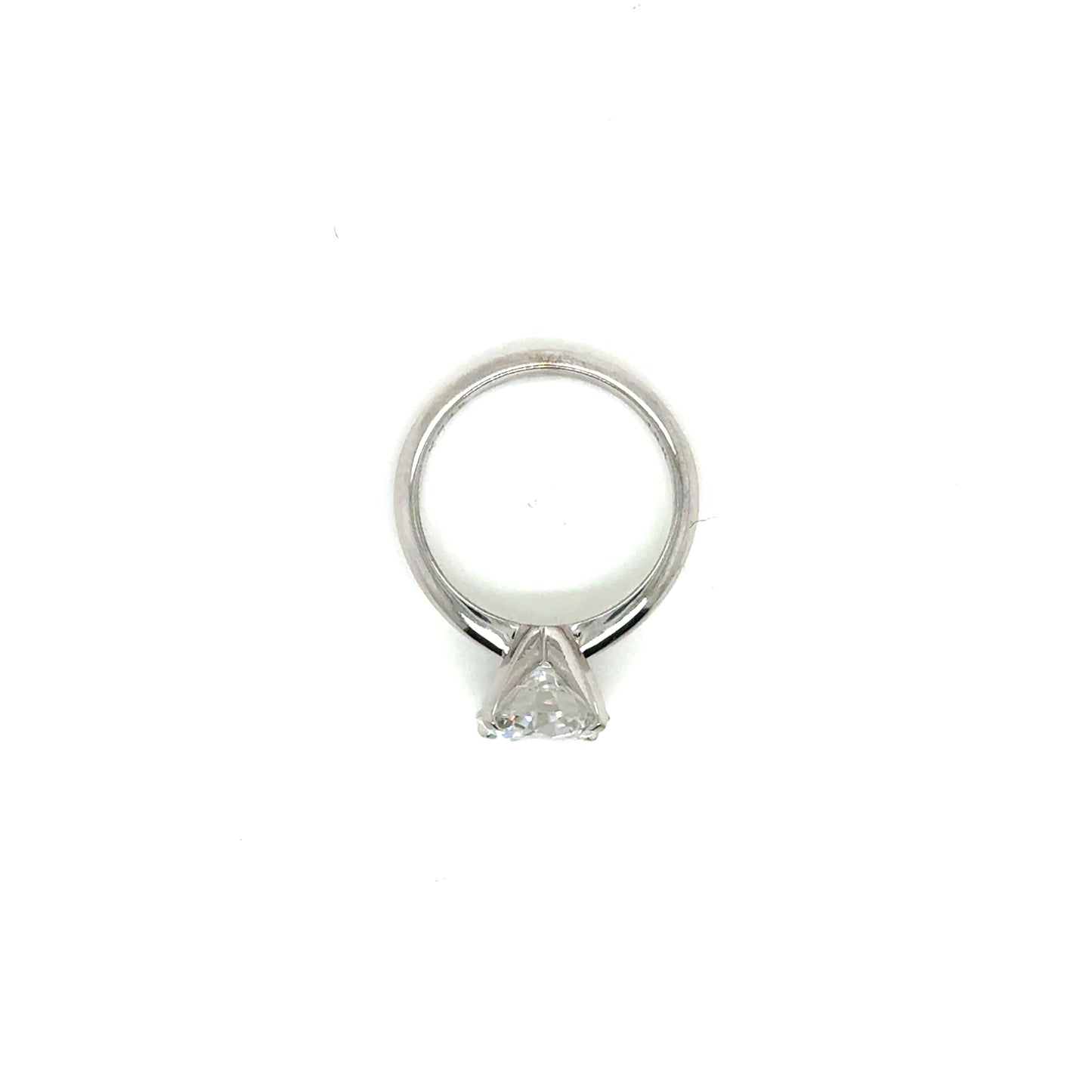 Anillo Oro 14k Blanco 8 mm 2 CT GRA 22146968 #12378