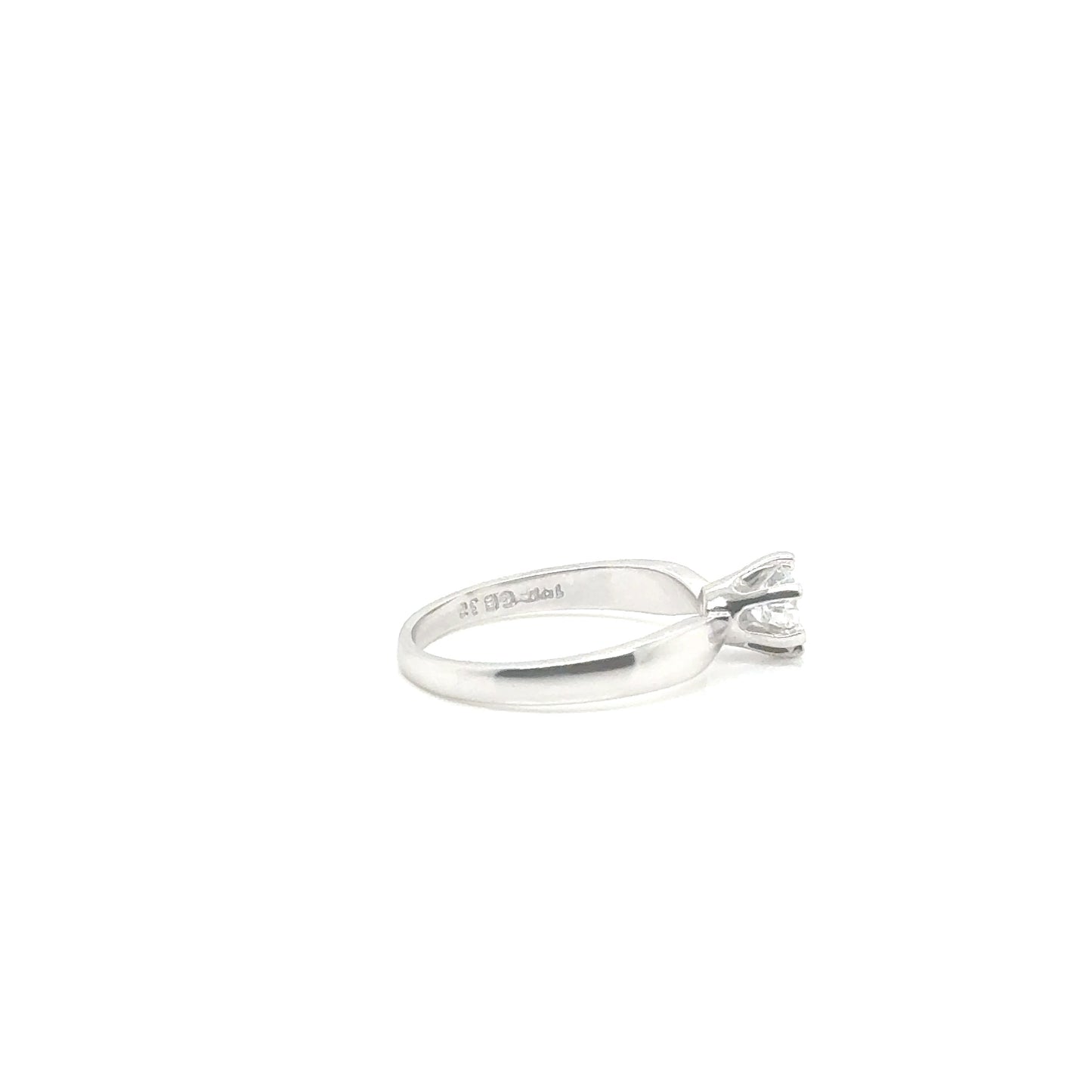 Anillo Oro 14k Amarillo Diamante Laboratorio IGI LG681526424 .51 ct #12364