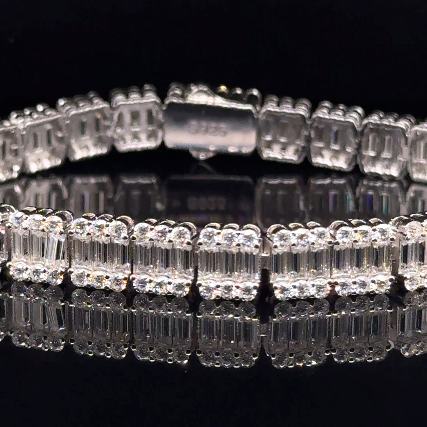 Pulso Plata Moissanita 13.90 ct tw #11813