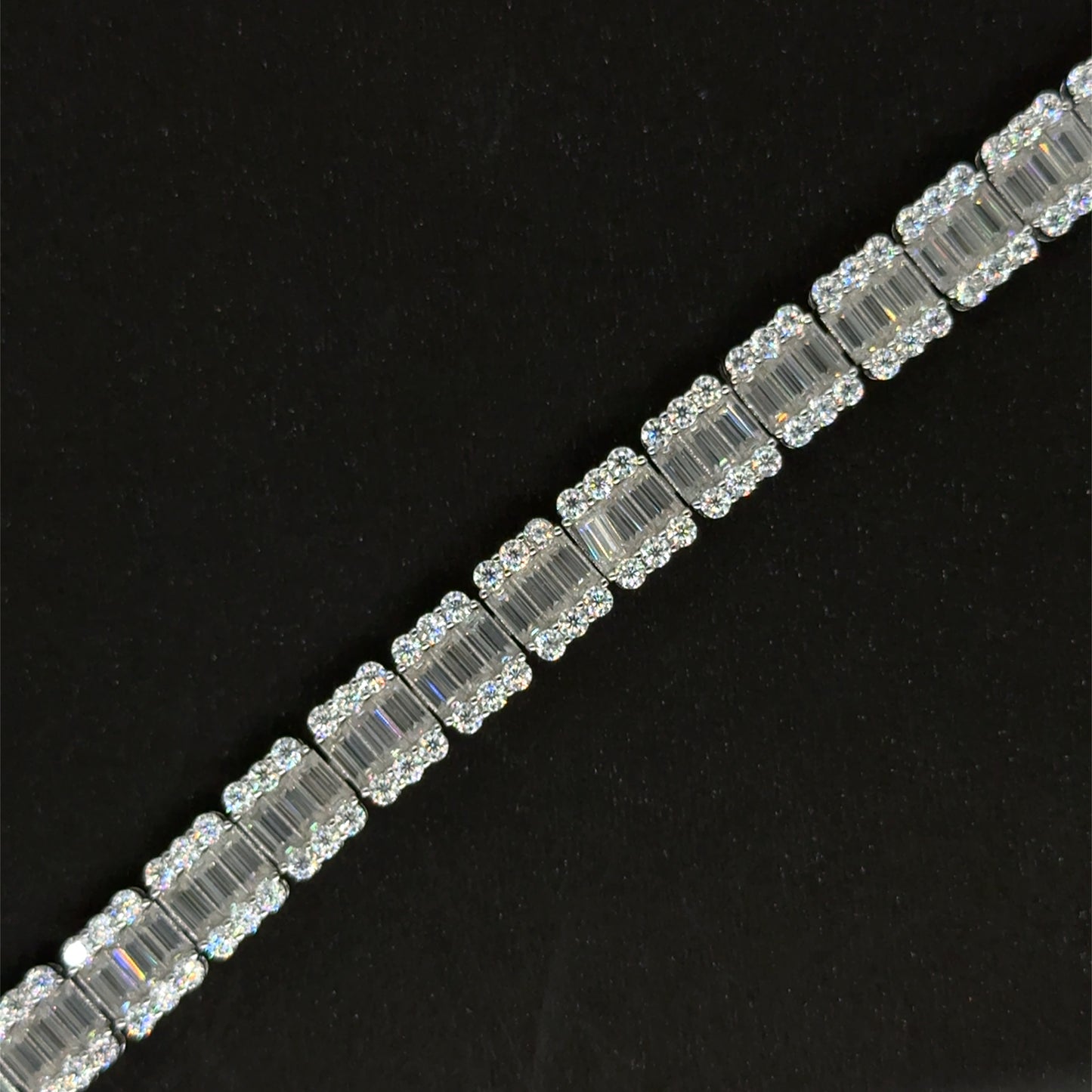 Pulso Plata Moissanita 13.90 ct tw #11813