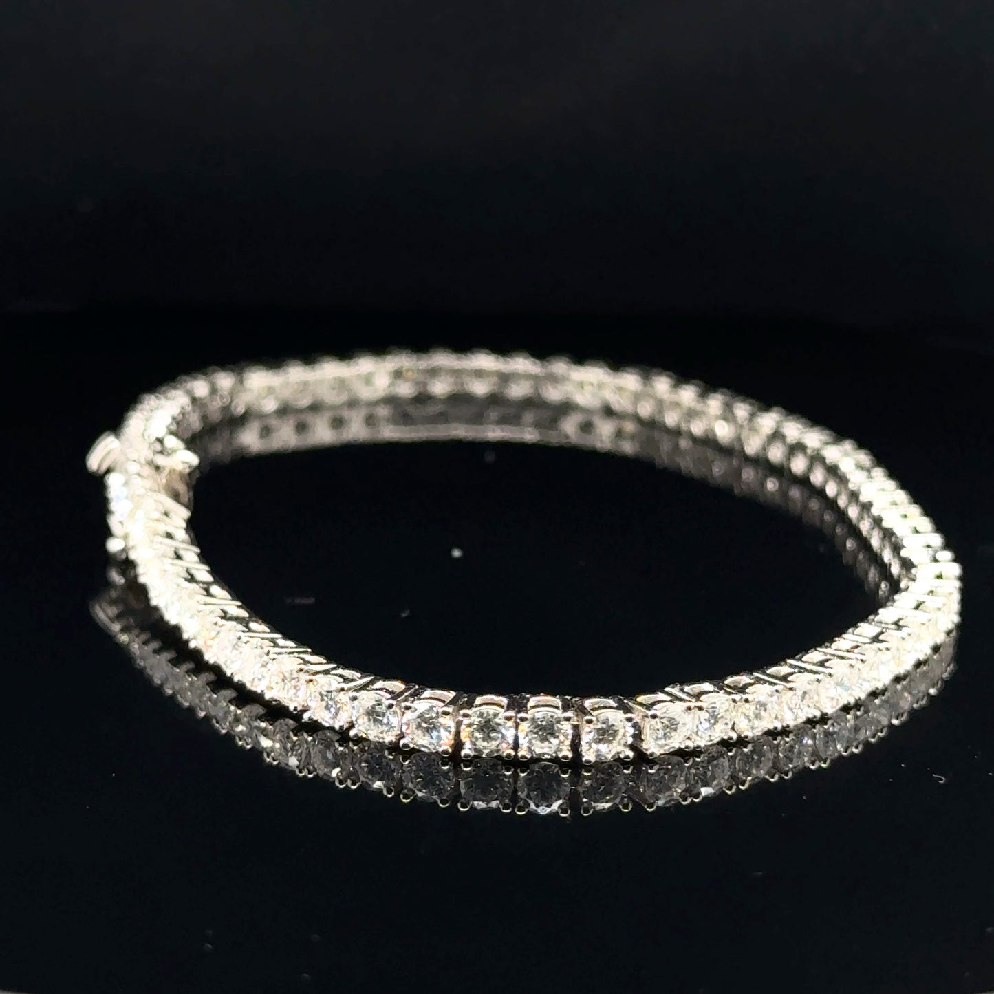 Pulso Plata Moissanita 6.6 ct tw #11814