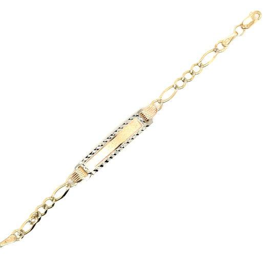 Esclava Oro Amarillo Niño 10k  #11855