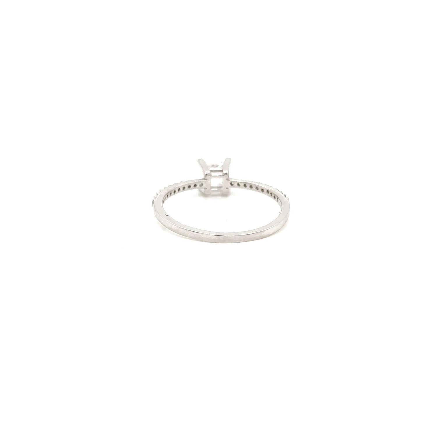 Anillo compromiso Oro 10k Blanco #11932