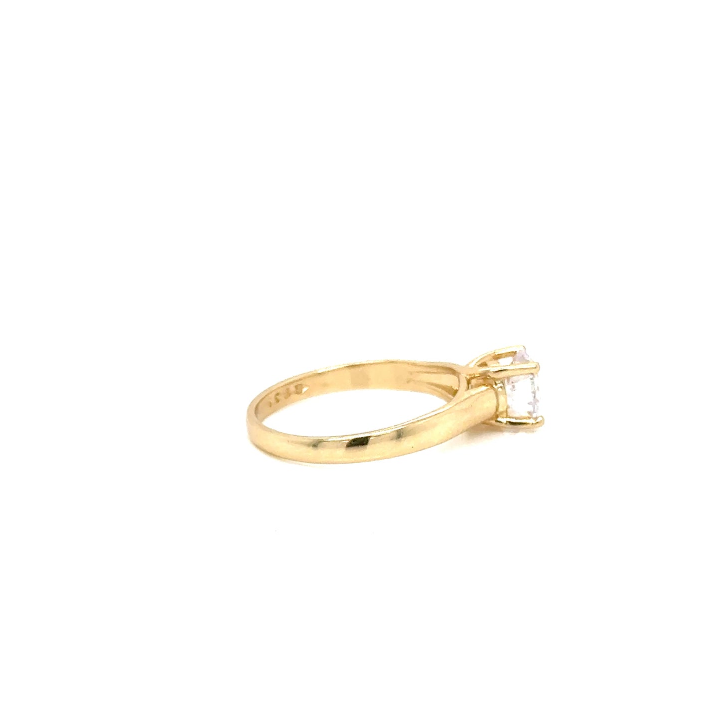 Anillo Compromiso Oro 14k Amarillo #11953