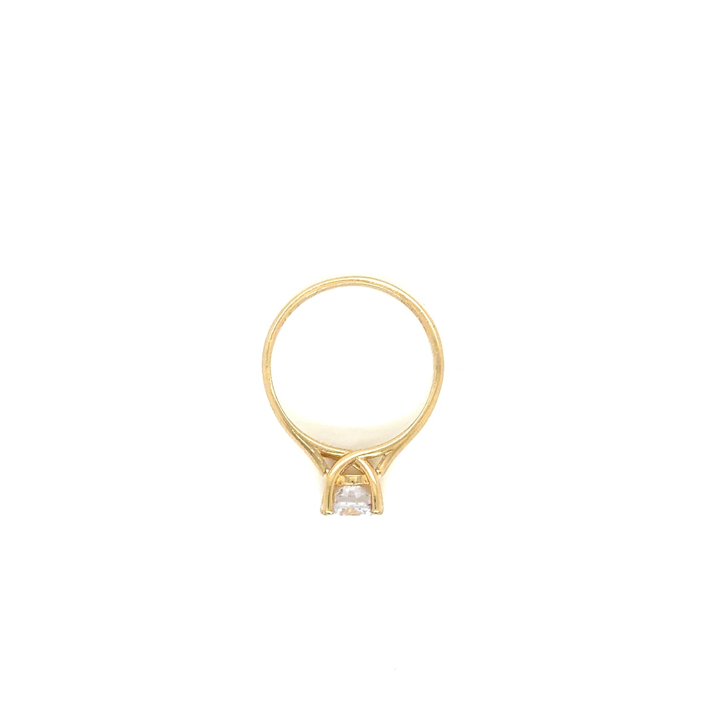 Anillo Compromiso Oro 14k Amarillo #11953