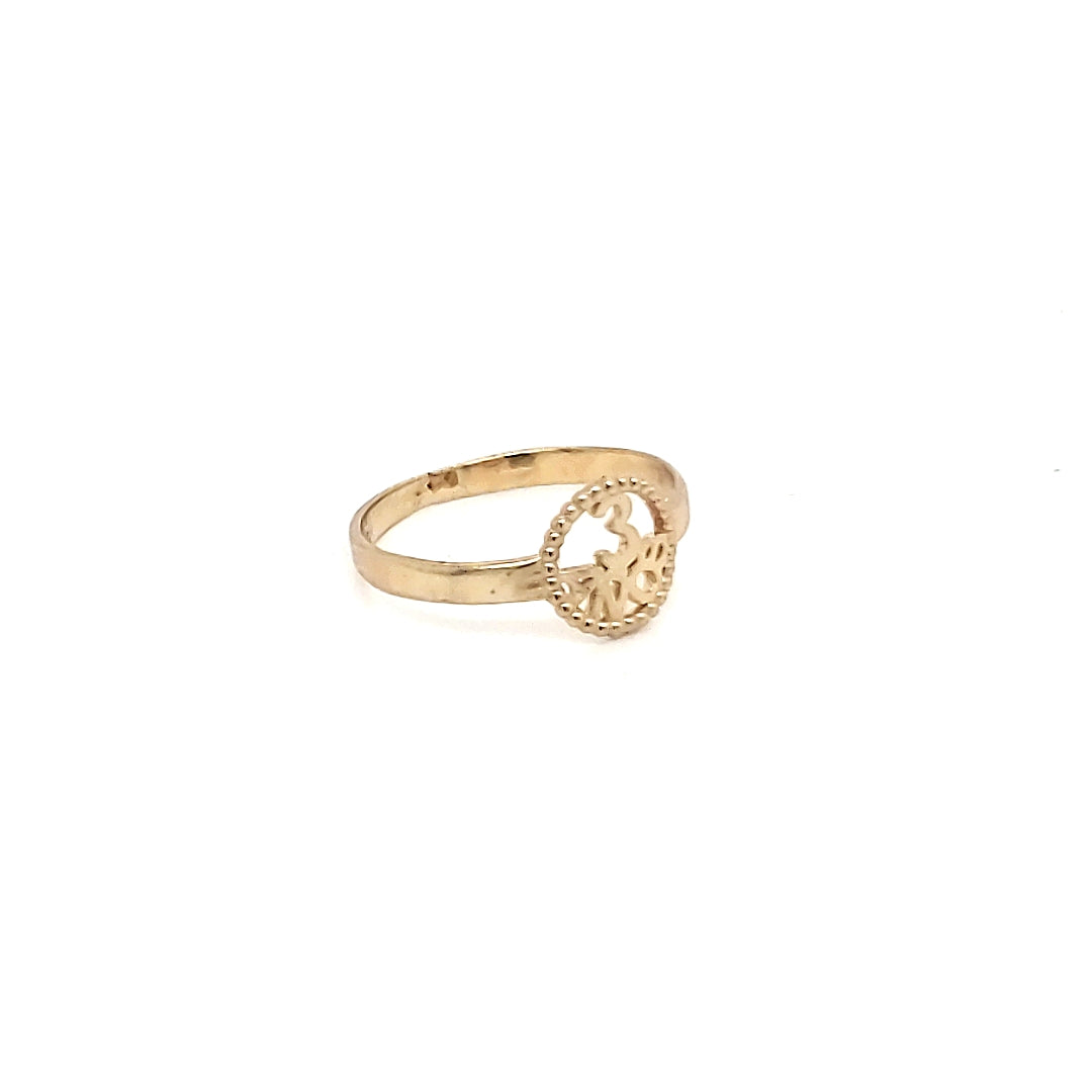 Anillo Oro Dama 10k #3079
