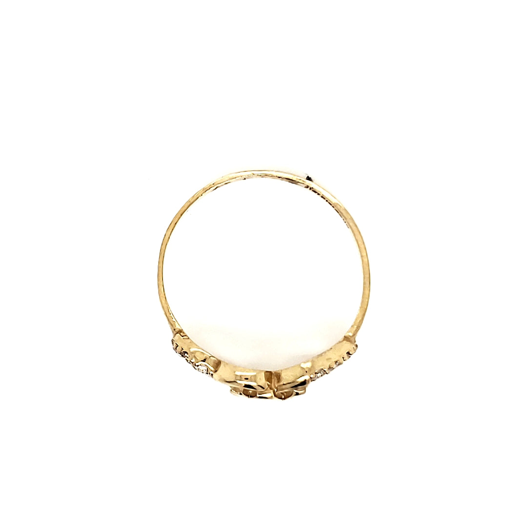 Anillo Oro 10k 15 años #6435