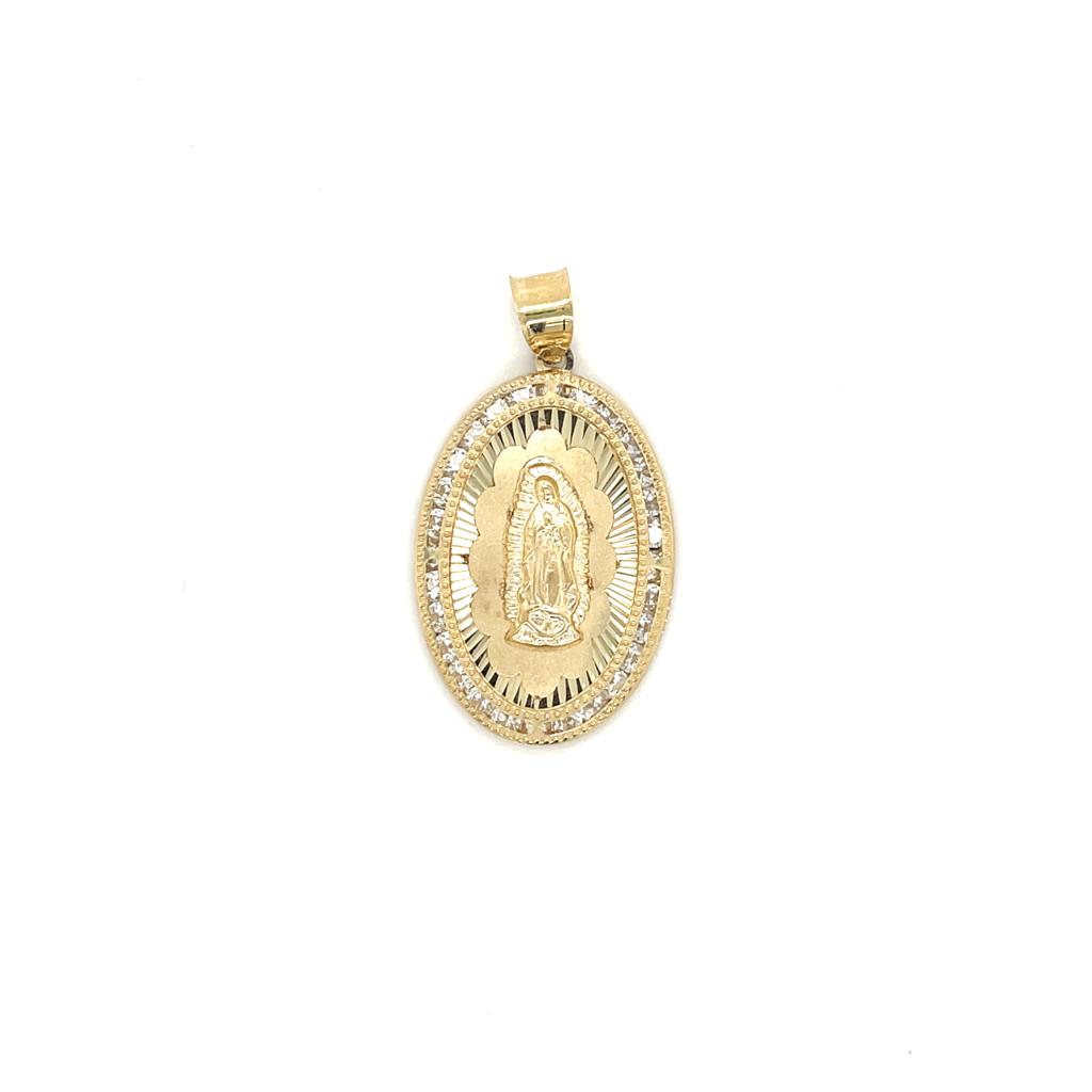 Medalla Oro Amarillo 10k #9605