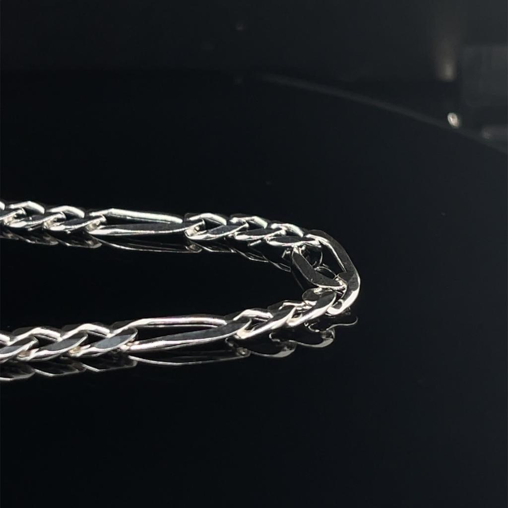 Cadena Caballero Plata #8962