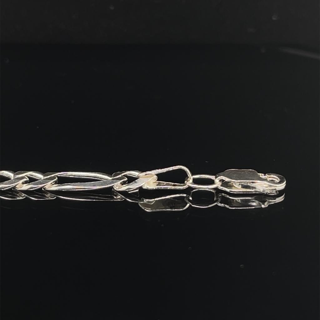 Cadena Caballero Plata #8962