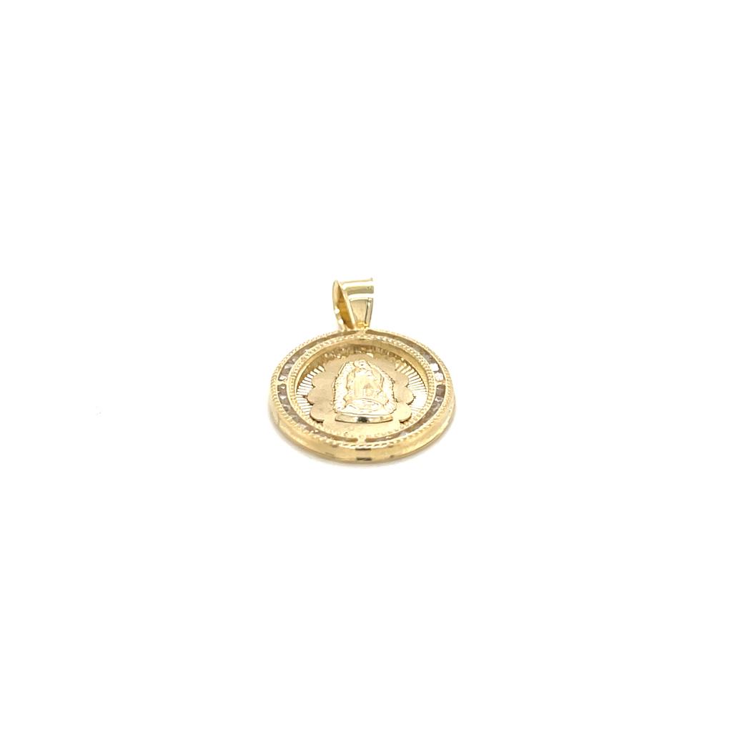 Medalla Oro Amarillo 10k #9605