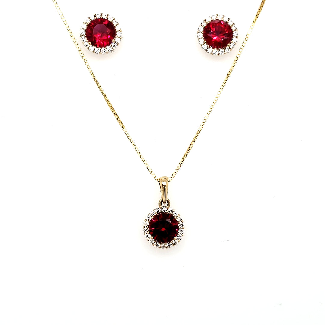 Juego Oro 14k #6612