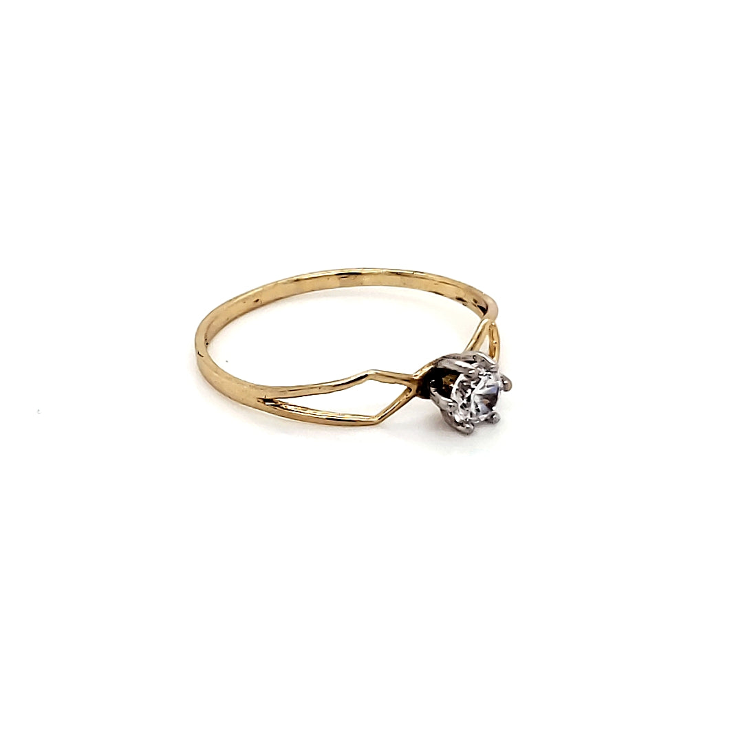 Anillo compromiso Oro 10k #28