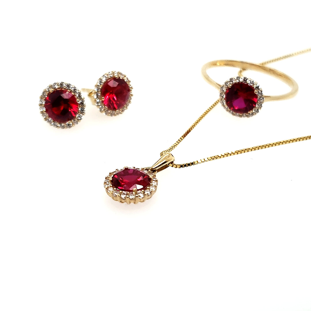 Juego Oro 14k #6612