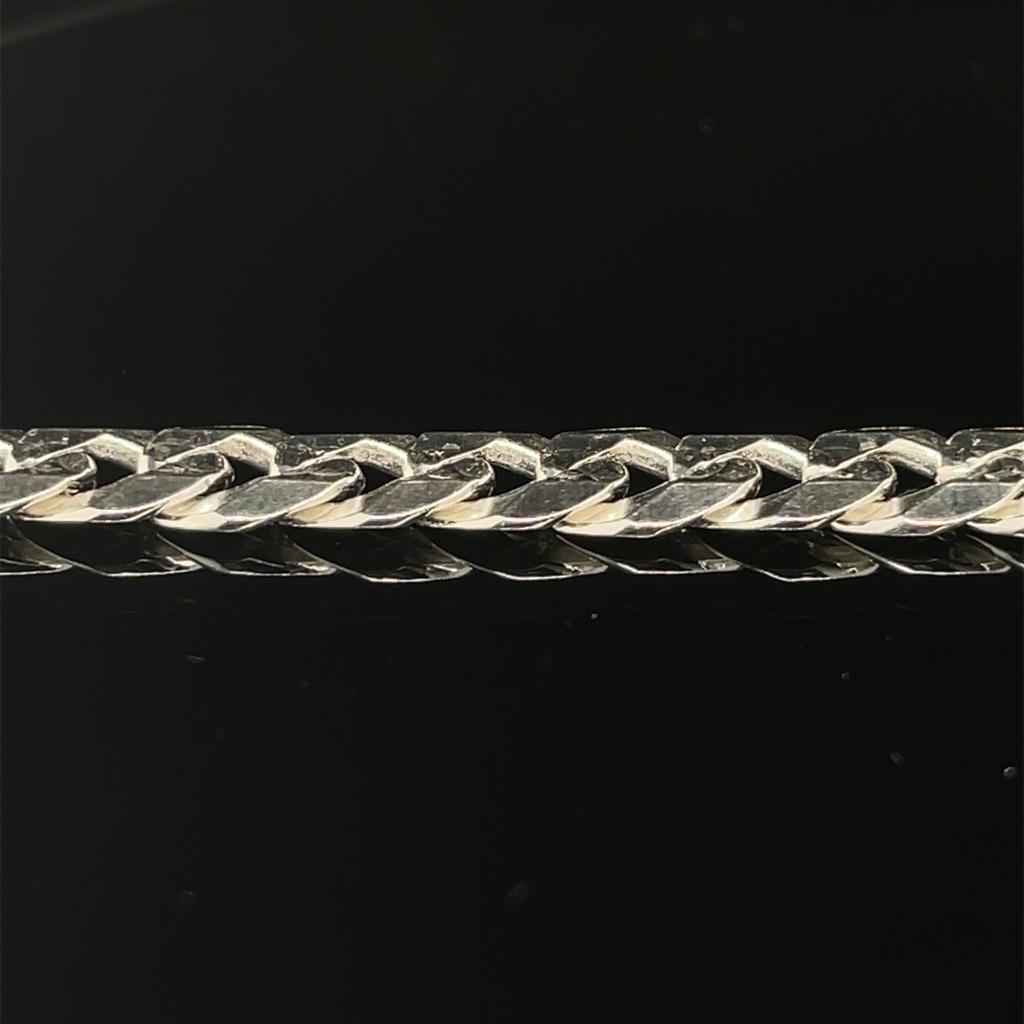 Cadena Caballero Plata #8952