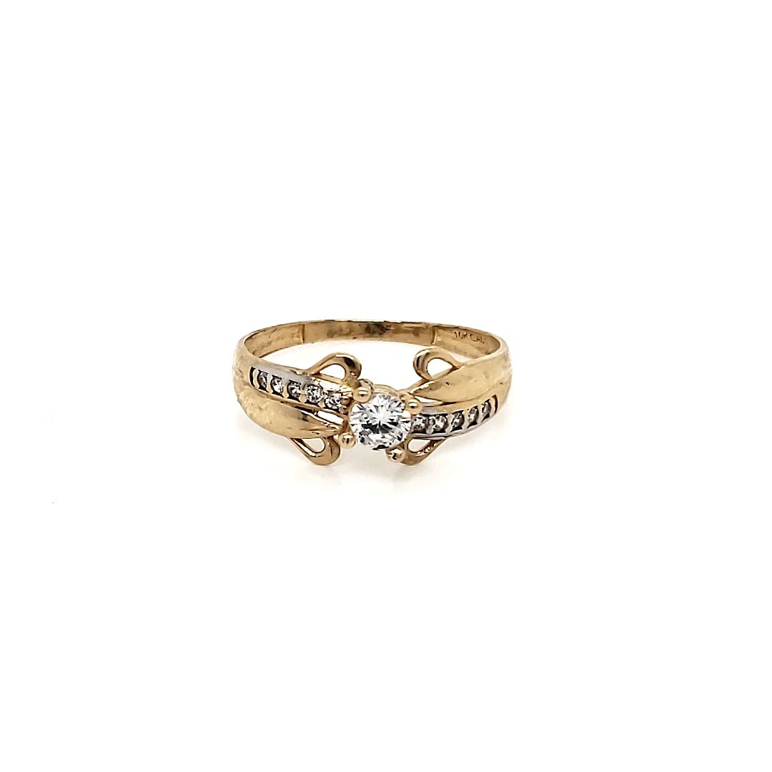 Anillo compromiso Oro 10k #6462