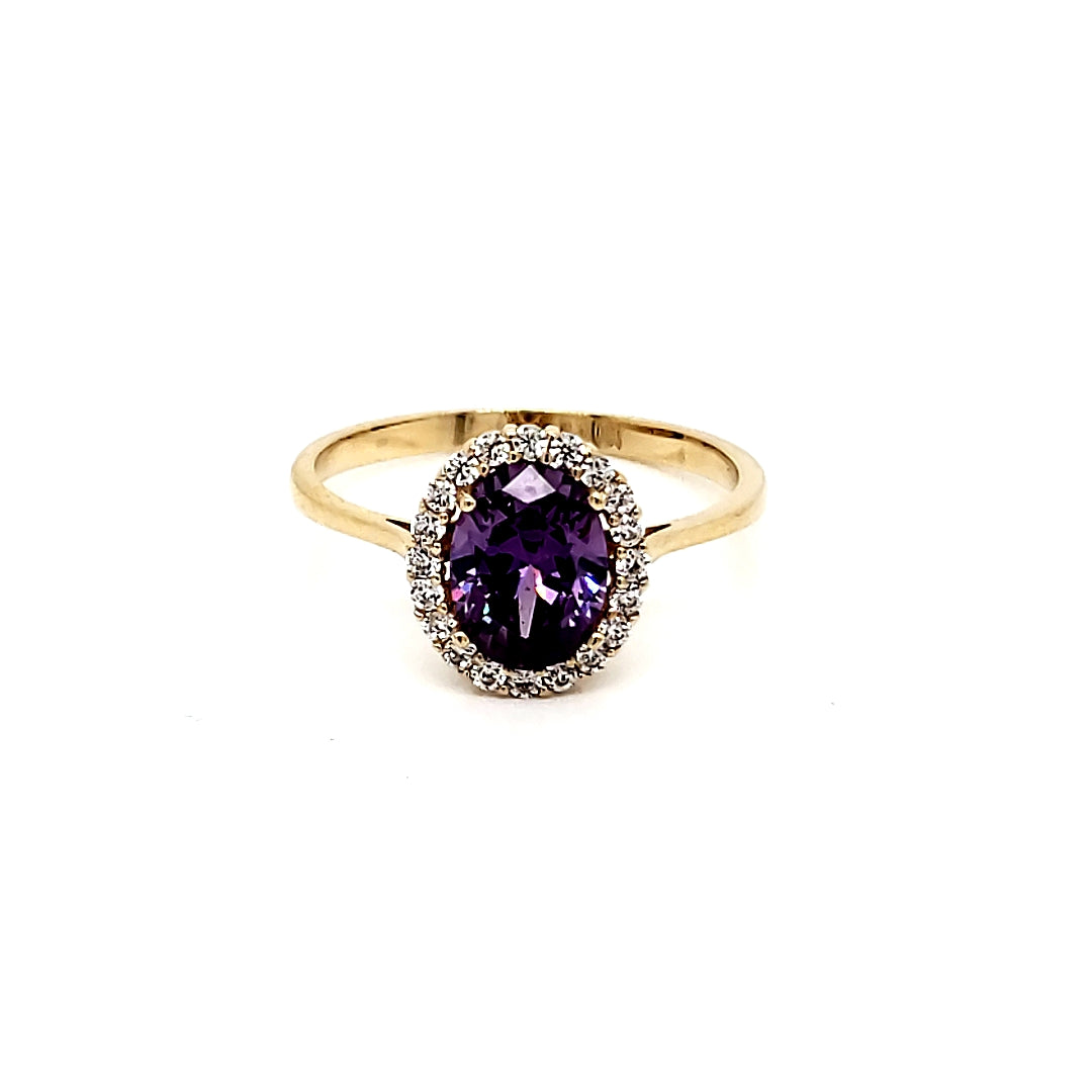 Anillo Oro 14k Dama #7877