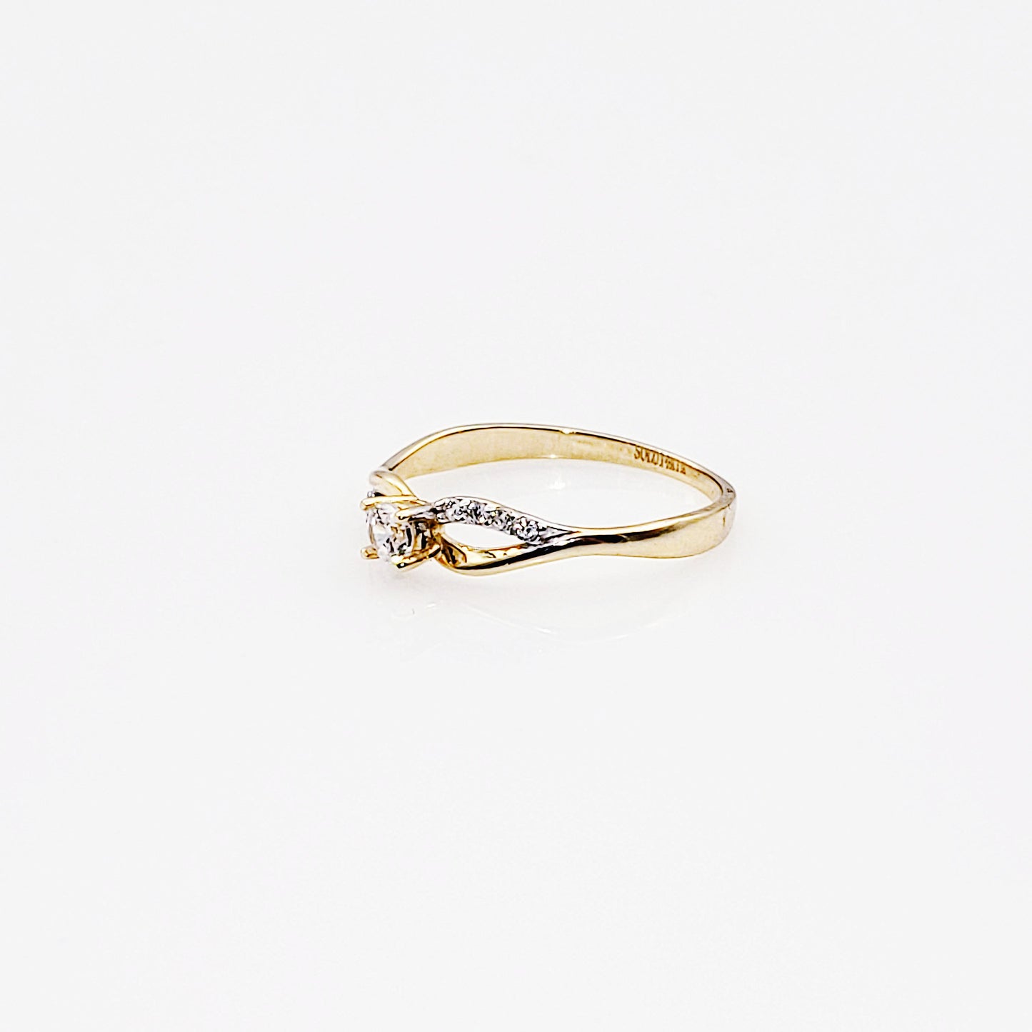Anillo compromiso Oro 14k #6631