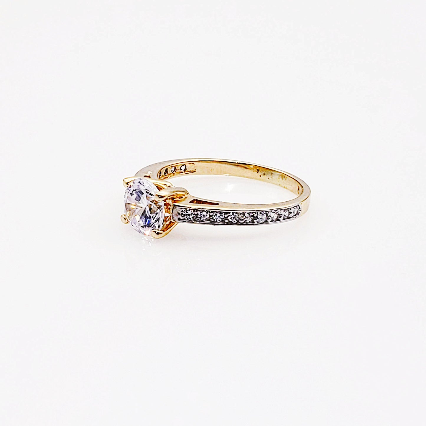 Anillo compromiso Oro 14k #3895