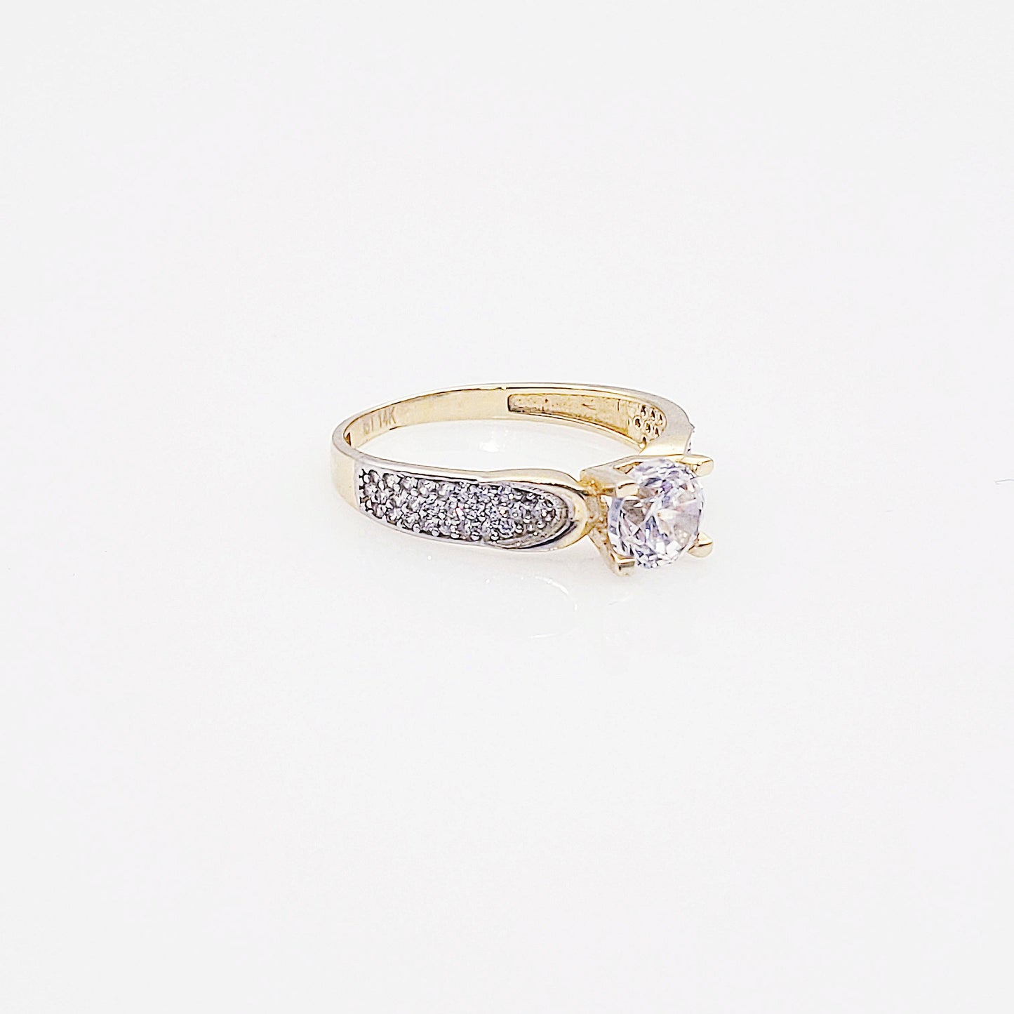 Anillo compromiso Oro 14k #2409
