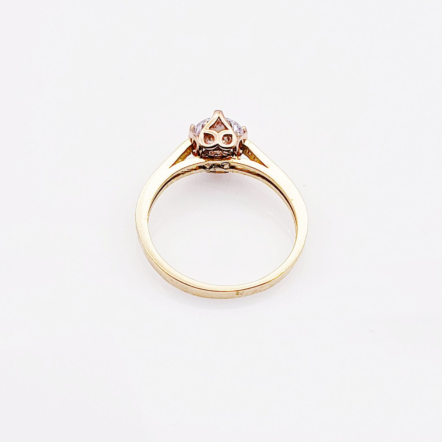 Anillo compromiso Oro 14k #5237