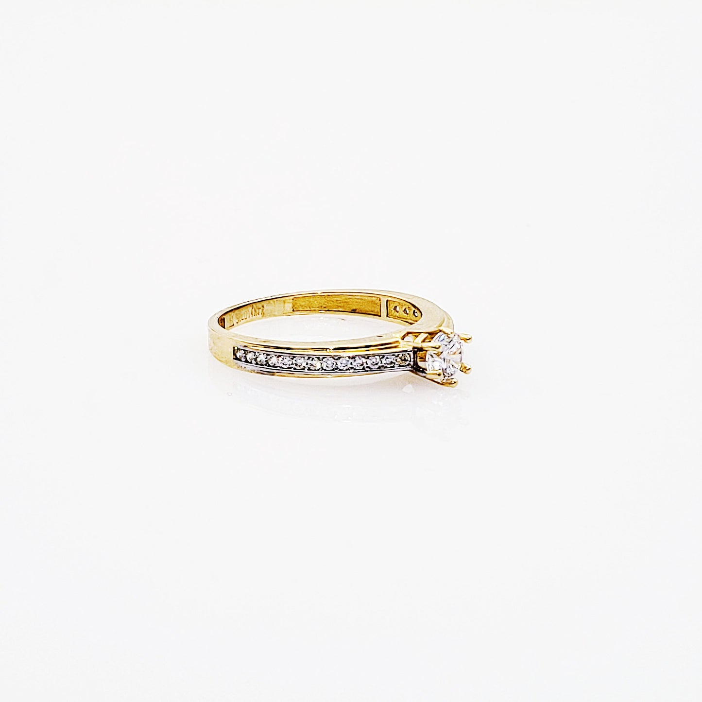 Anillo compromiso Oro 14k #7364