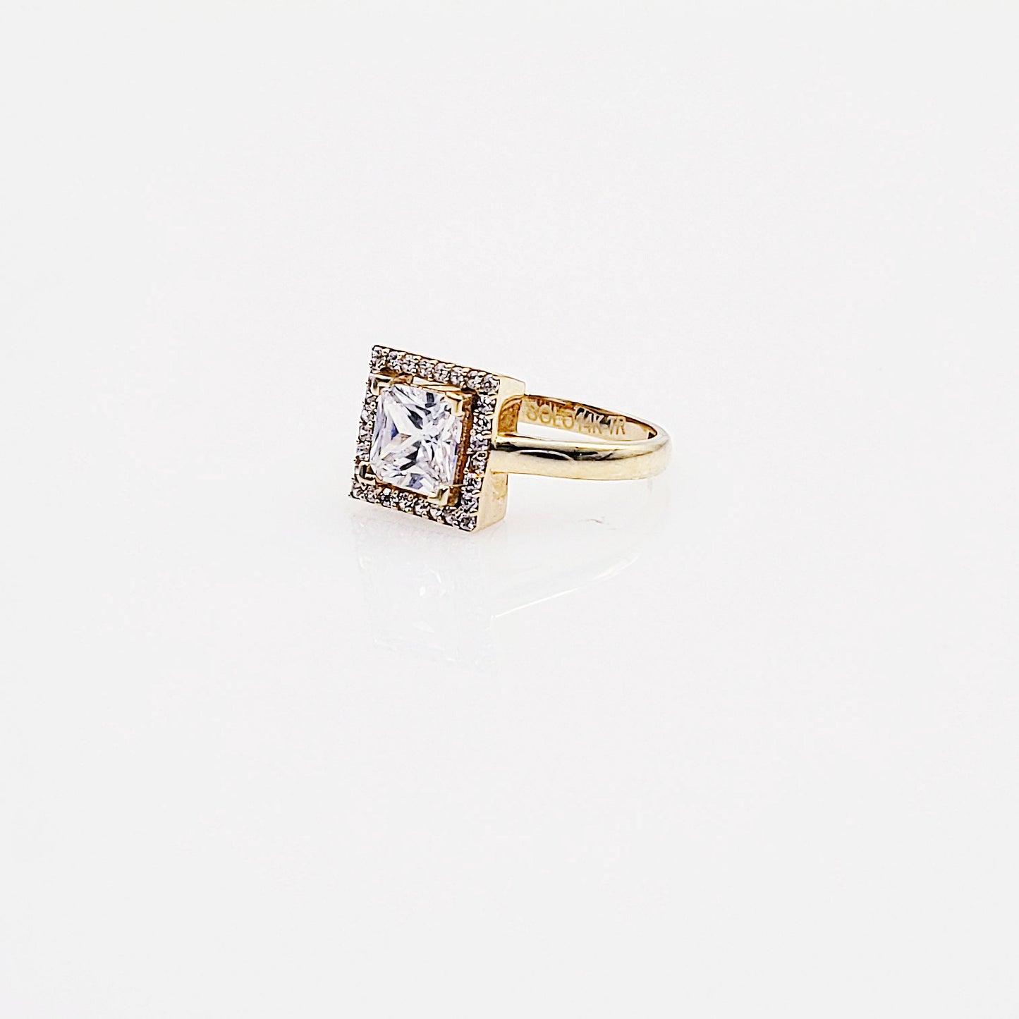 Anillo compromiso Oro 14k #4367