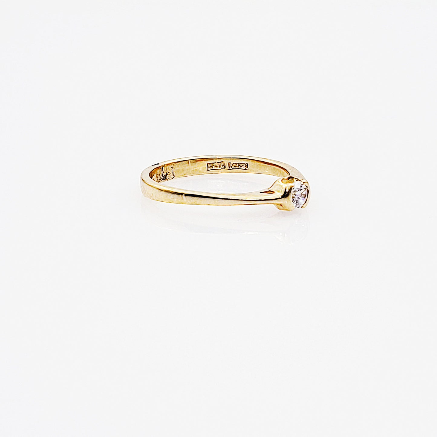 Anillo compromiso Oro 14k #4332