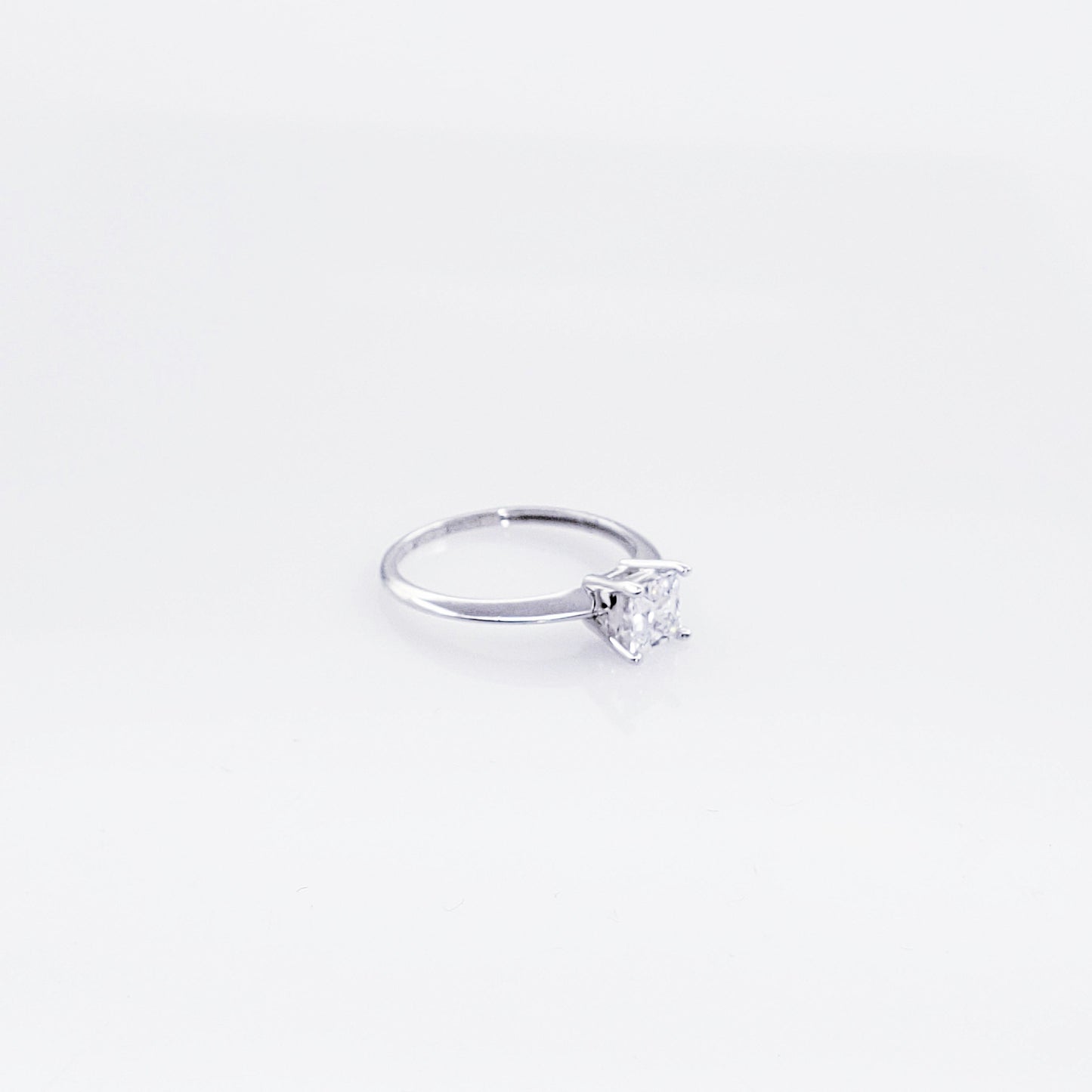 Anillo compromiso Oro Blanco 14k #5222