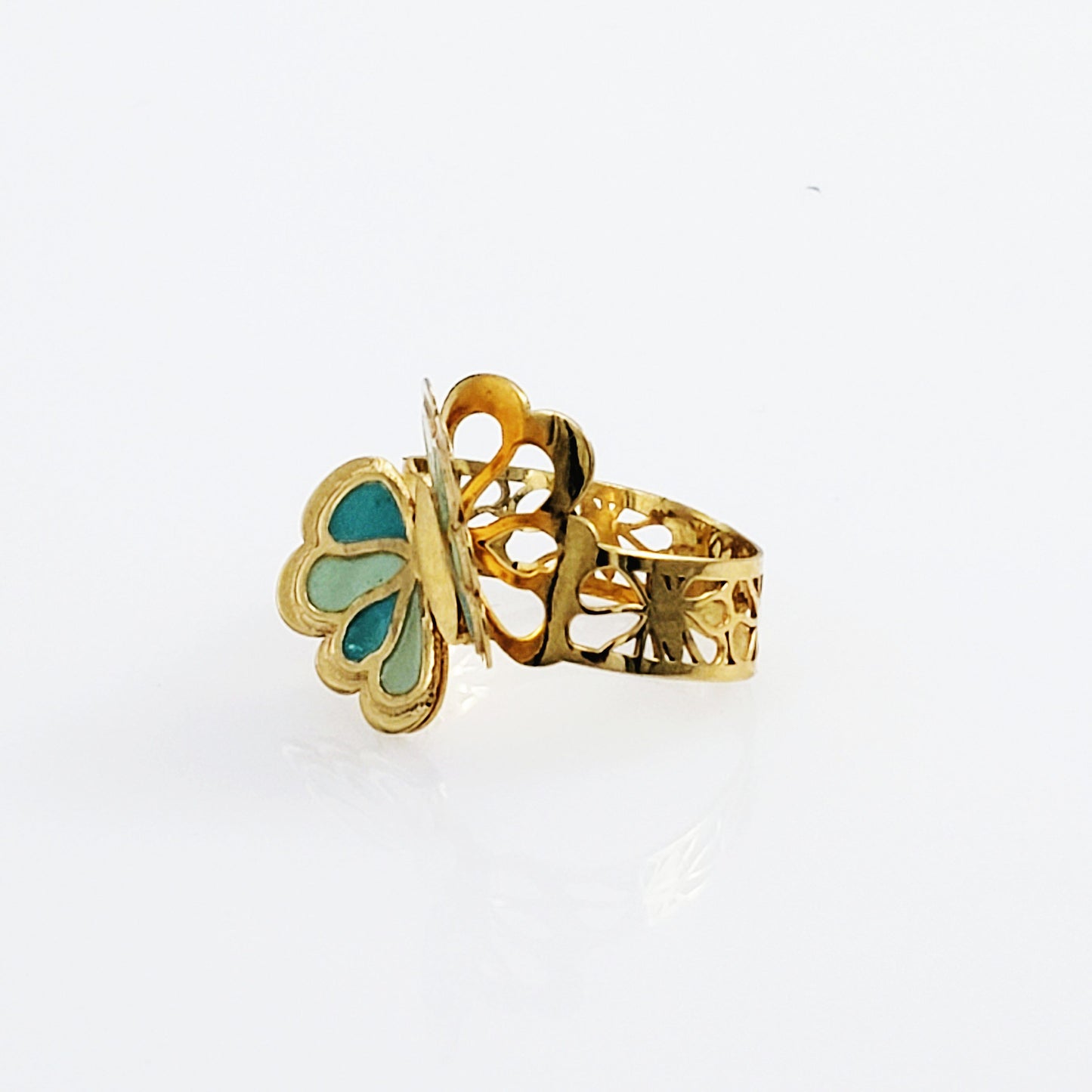 Anillo Oro Dama 10k #3077