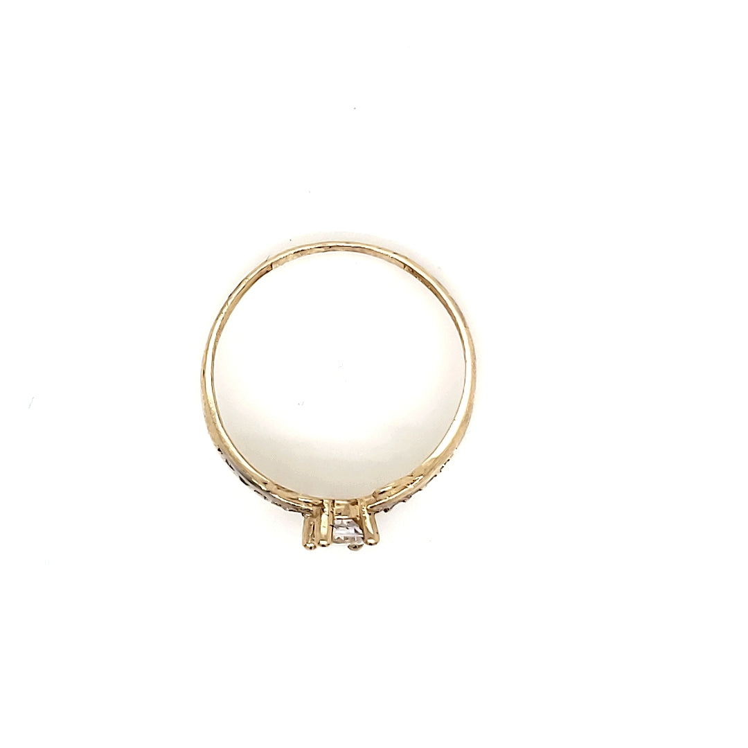 Anillo compromiso Oro 10k #6462