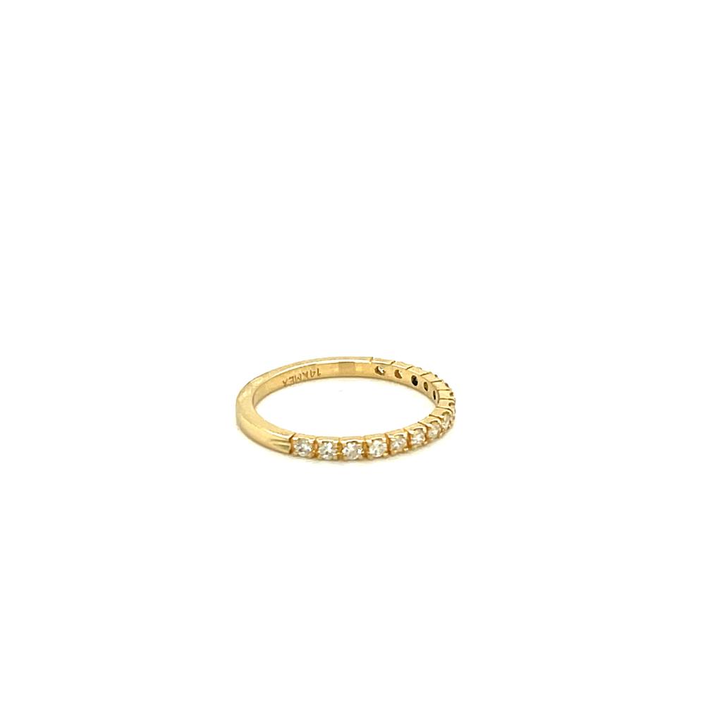 Churumbela Oro 14k Amarillo .21Ct TW Diamante SI2-H #9758