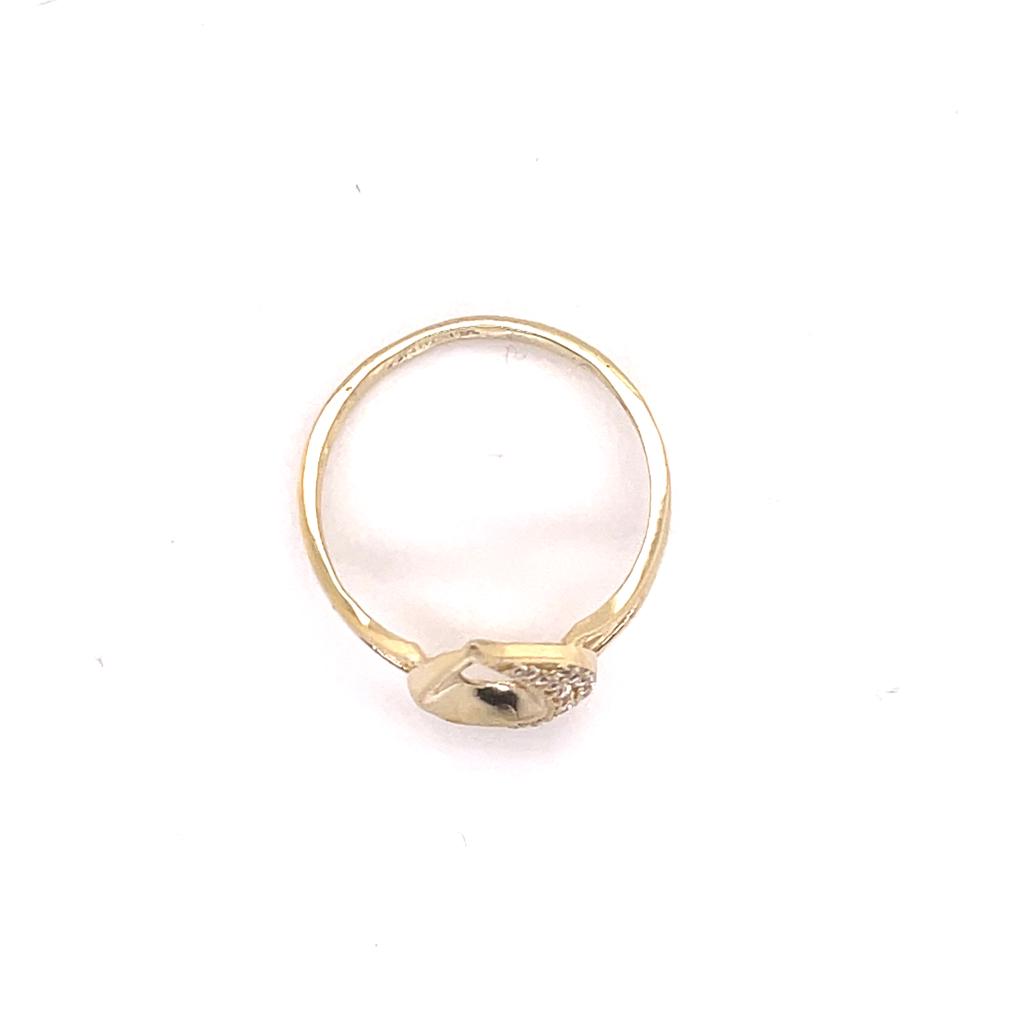 Anillo Oro Dama 10k #9254