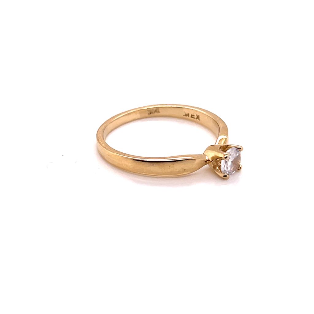 Anillo compromiso Oro 14k #9418