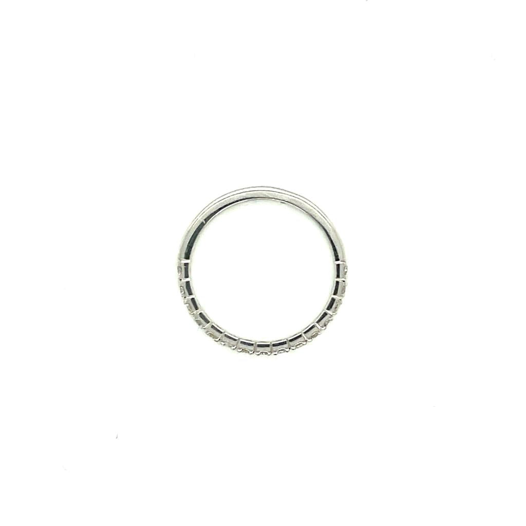 Churumbela Oro 14k Blanco .21Ct TW Diamante SI2-H #9759