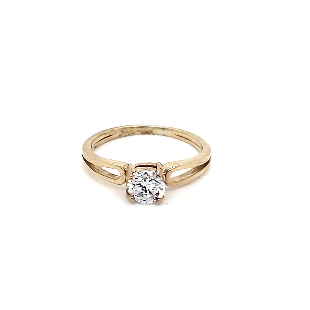 Anillo compromiso Oro 10k #7531