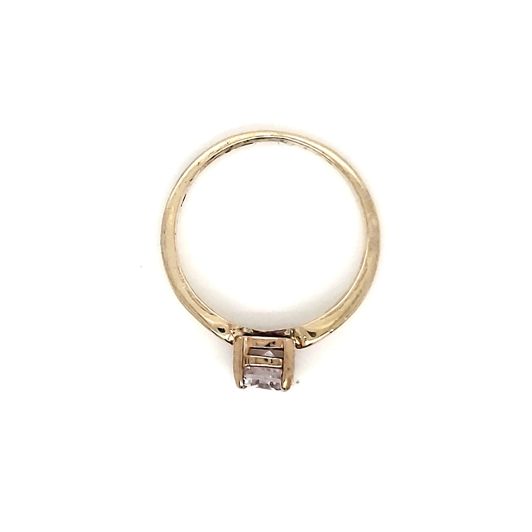 Anillo compromiso Oro 10k #7531