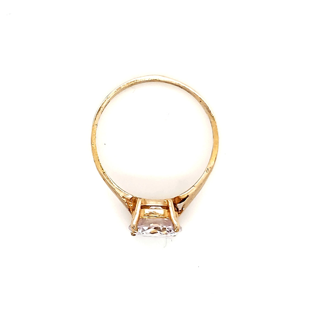 Anillo compromiso Oro 10k #6791