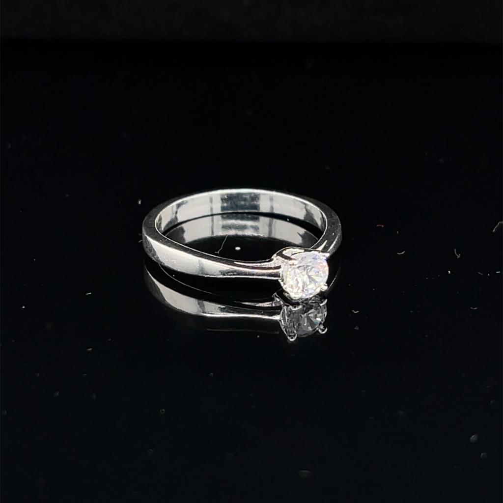 Anillo compromiso Plata #8992